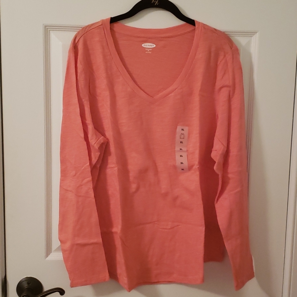 Long Sleeve V-Neck Tee